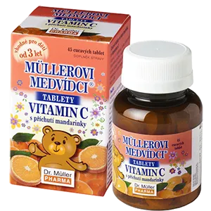 Müllerovy medvídci (vitamin C s příchutí mandarinky) 45 tbl