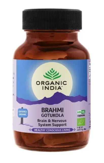 Organic India Brahmi 60 kapslí