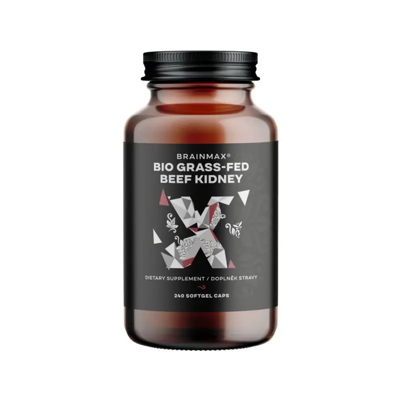 BrainMax  Hovz ledviny - Grass-Fed Beef kidney 240 kapsl