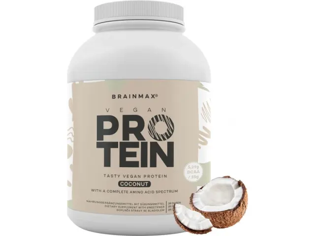 BrainMax Vegan protein Kokos 1000 g