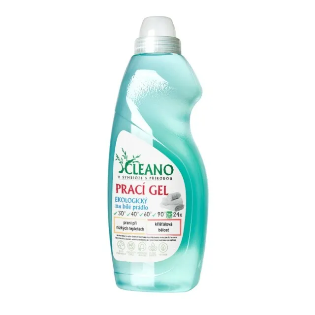 Ekologický prací gel na bílé prádlo 1,5l