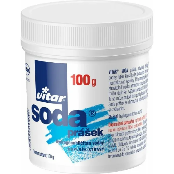 Jedlá soda v prášku VITAR 100g