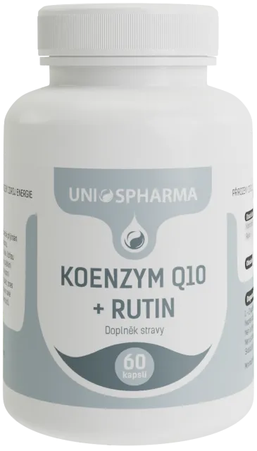 Unios Pharma Koenzym Q10 + rutin 30 mg 60 cps.