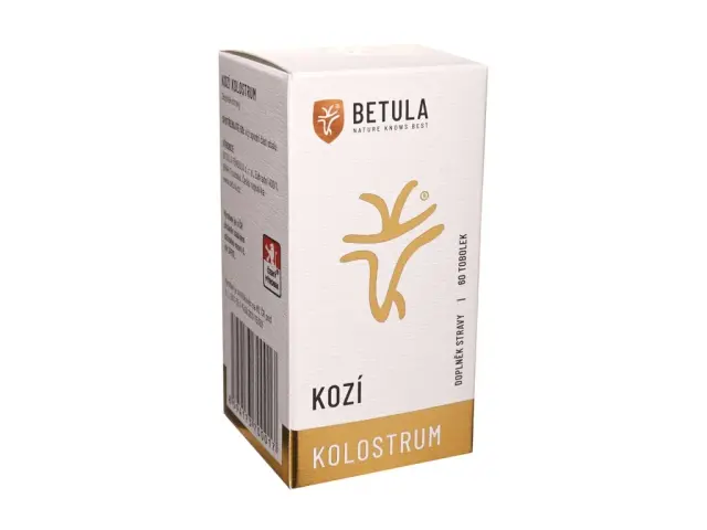 Betula kozí kolostrum 60 tobolek